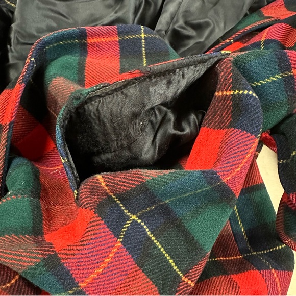 Vintage Pendleton Red and Green Plaid 100% wool Coat - Picture 9 of 14